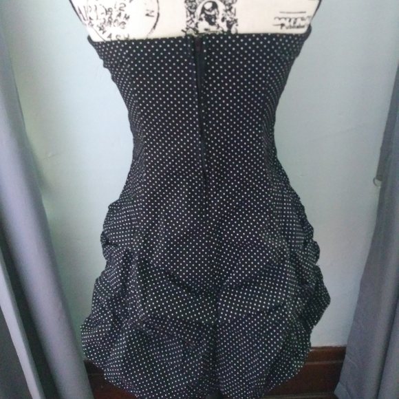 Ruby rox polka dots strapless dress - Picture 3 of 5